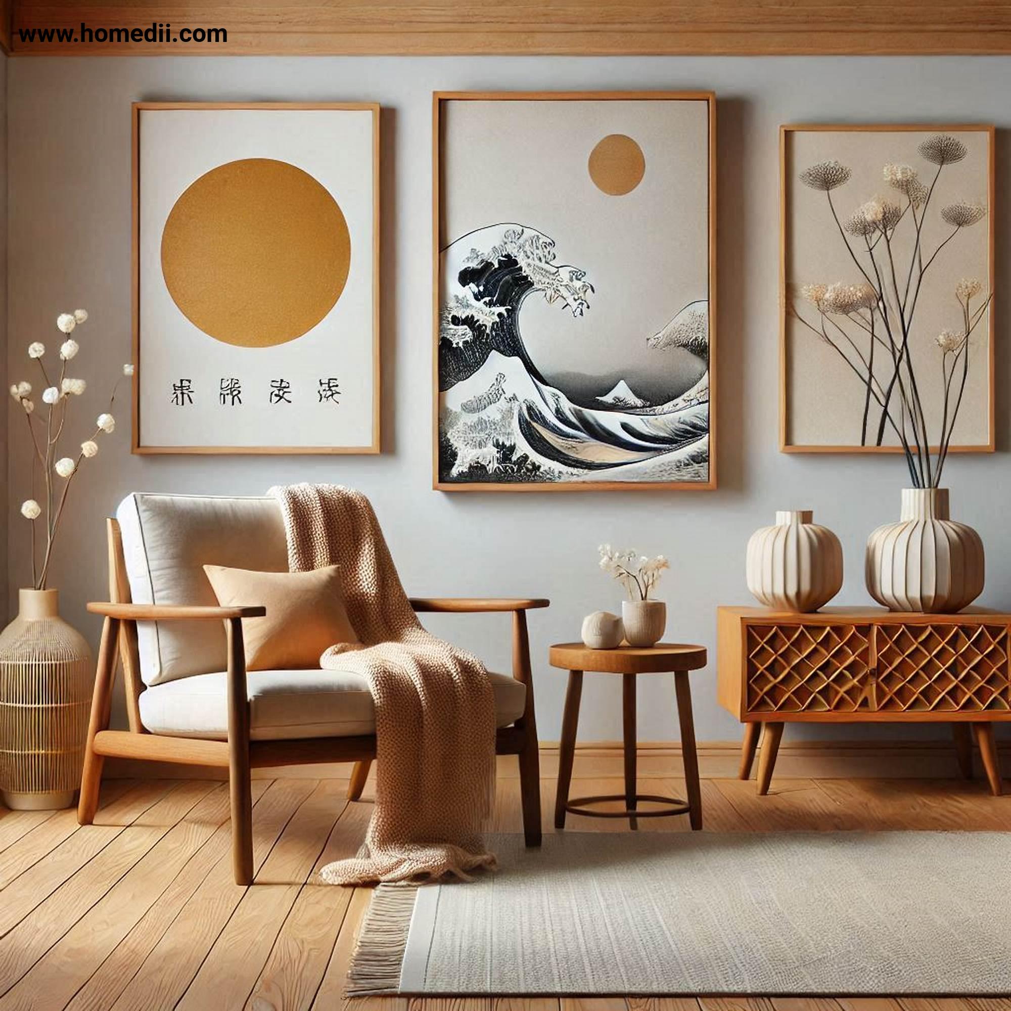 japandi living room refresh - Incorporate Cozy Nooks with Armchair, Warm Throw, Side Table!