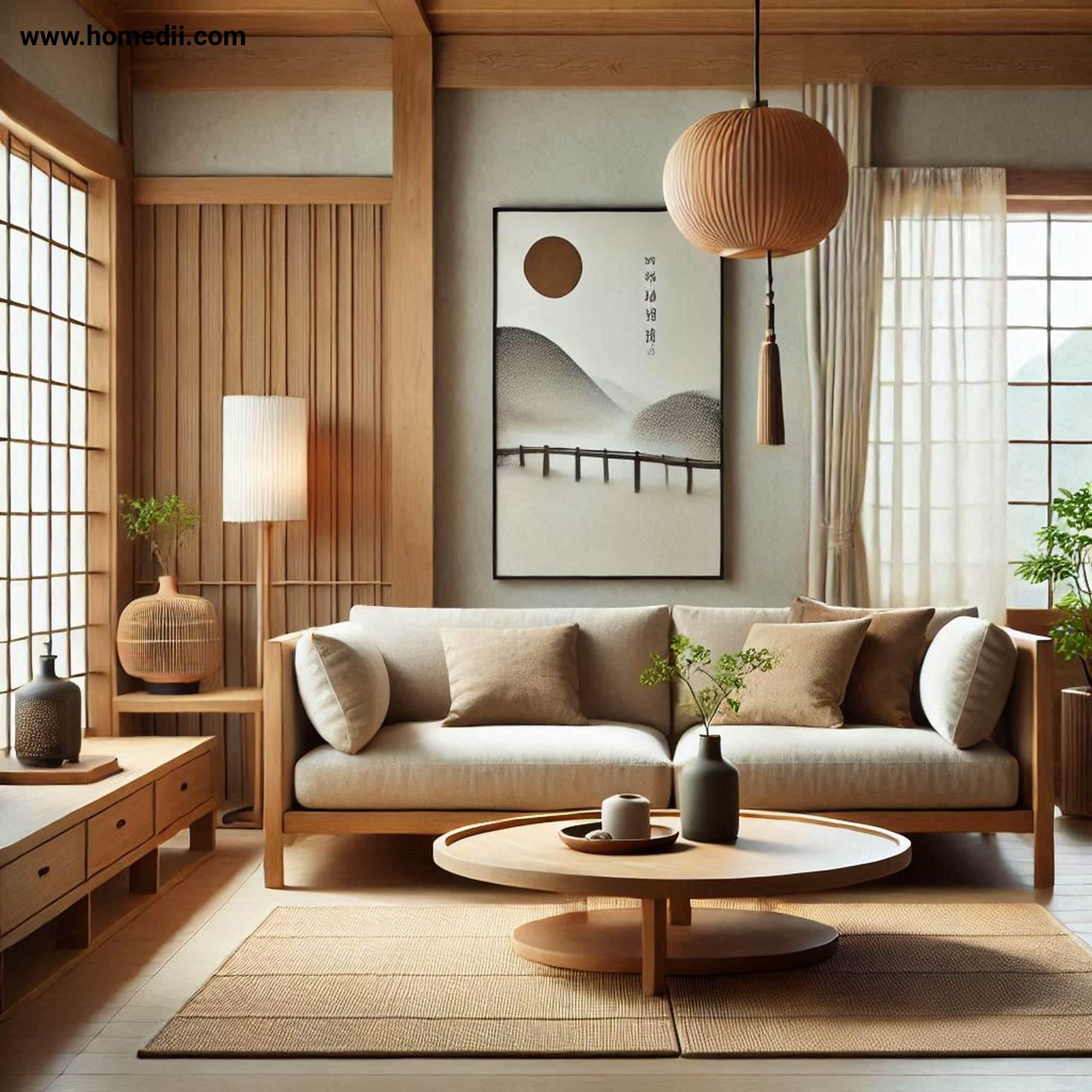 japandi living room refresh - Invest In Key Furniture Pieces with Wooden Furniture, Sleek Sofa, Natural Upholstery!