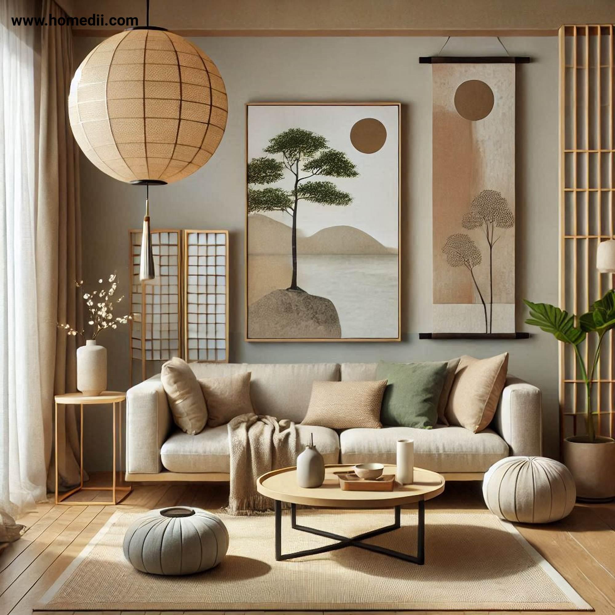 japandi living room refresh - Update Your Color Palette with Beige, Warm Grays, Soft Whites, Sage Green, Muted Blue!