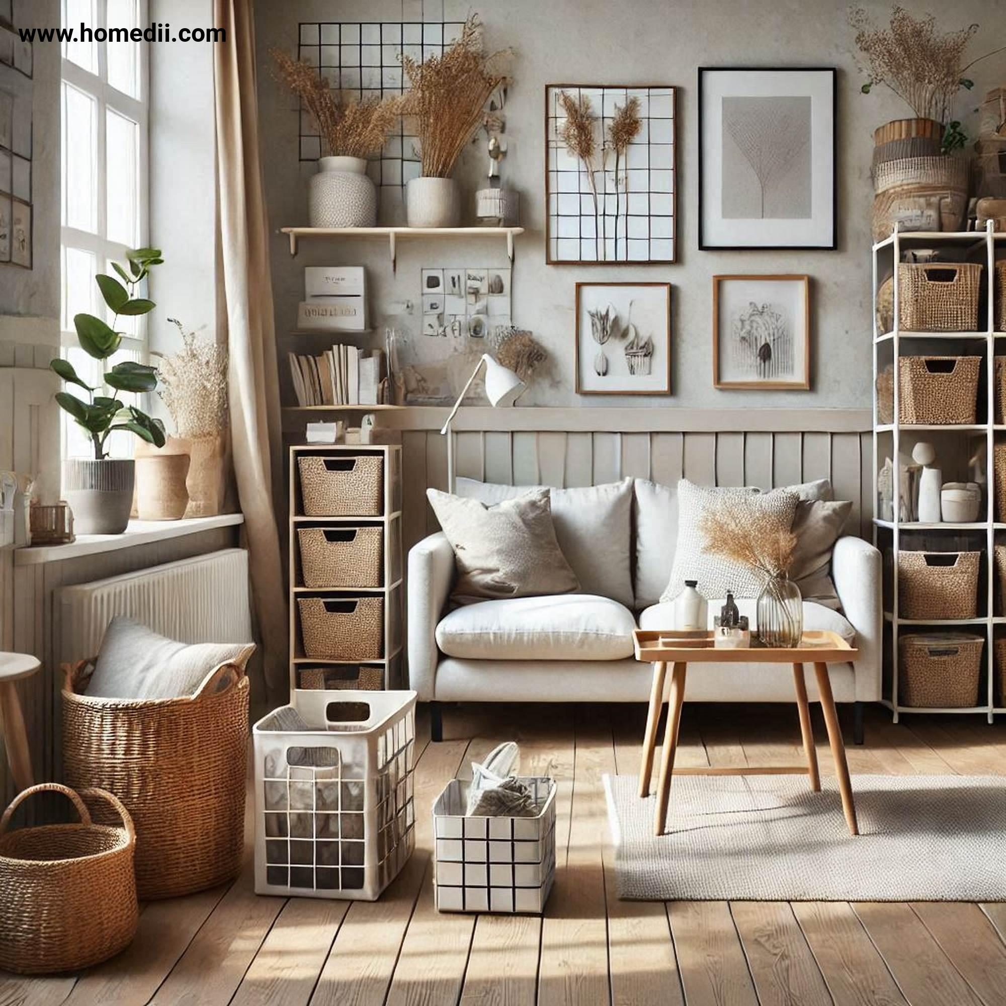 Scandinavian Living Toom - Focus On Functionality And Decluttering with Functionality, Decluttering, Storage Solutions, Baskets, Boxes!