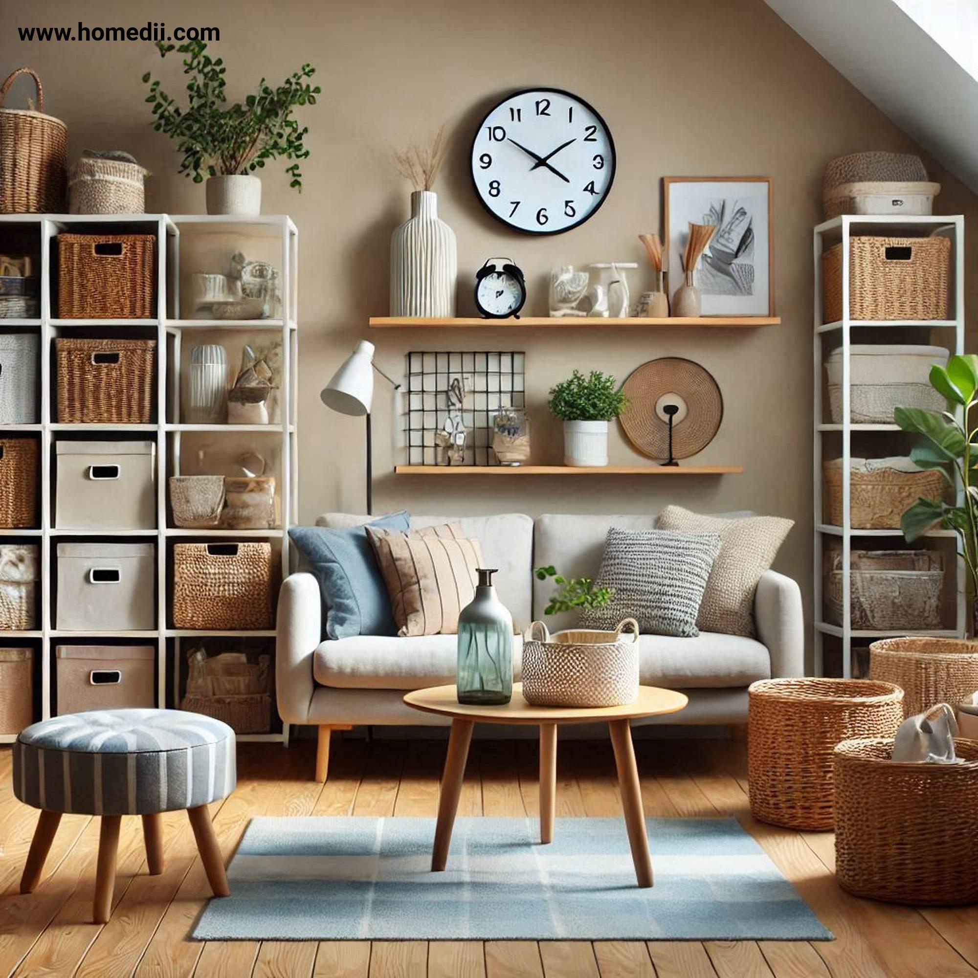 Scandinavian Living Toom - Focus On Functionality And Decluttering with Functionality, Decluttering, Storage Solutions, Baskets, Boxes!