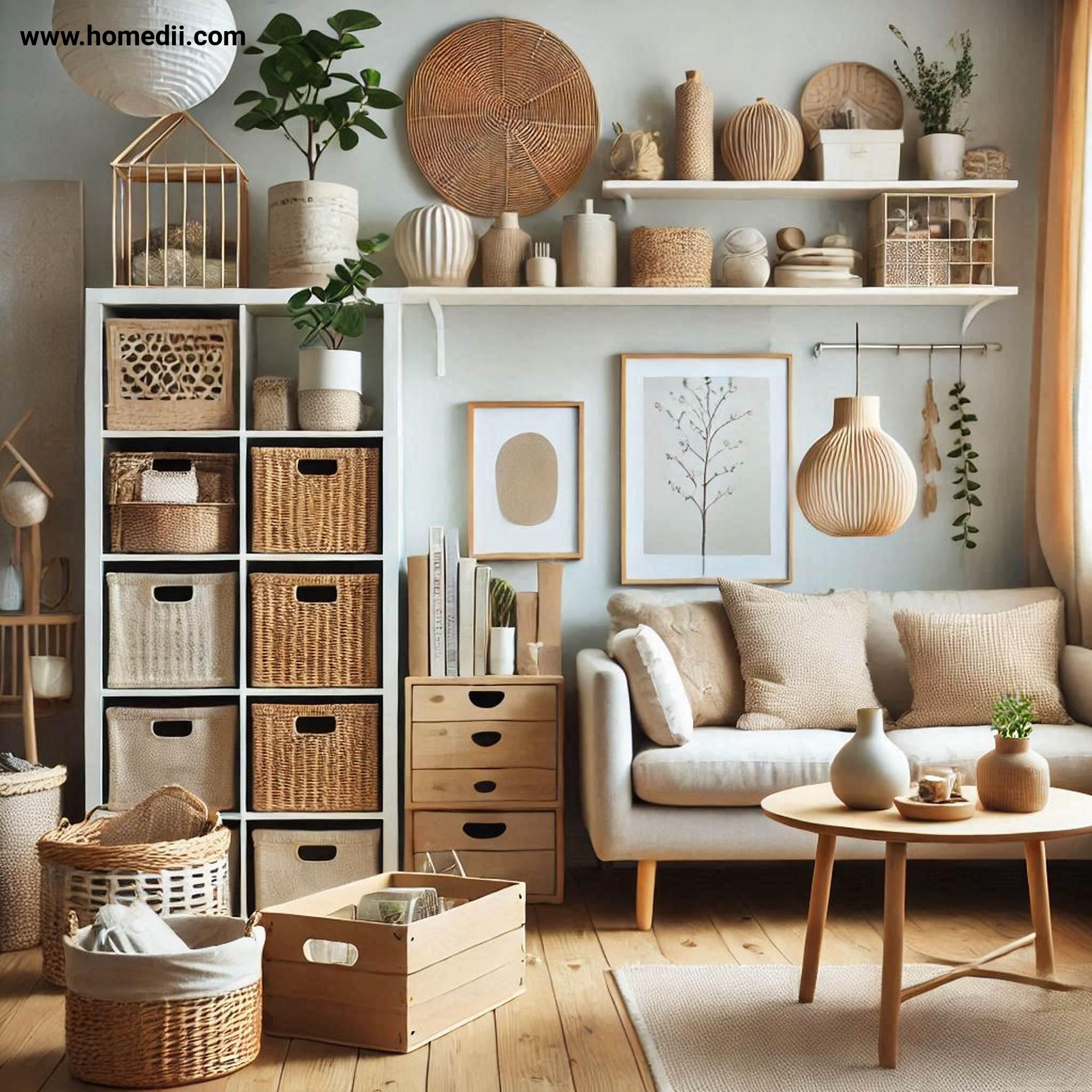 Scandinavian Living Toom - Focus On Functionality And Decluttering with Functionality, Decluttering, Storage Solutions, Baskets, Boxes!