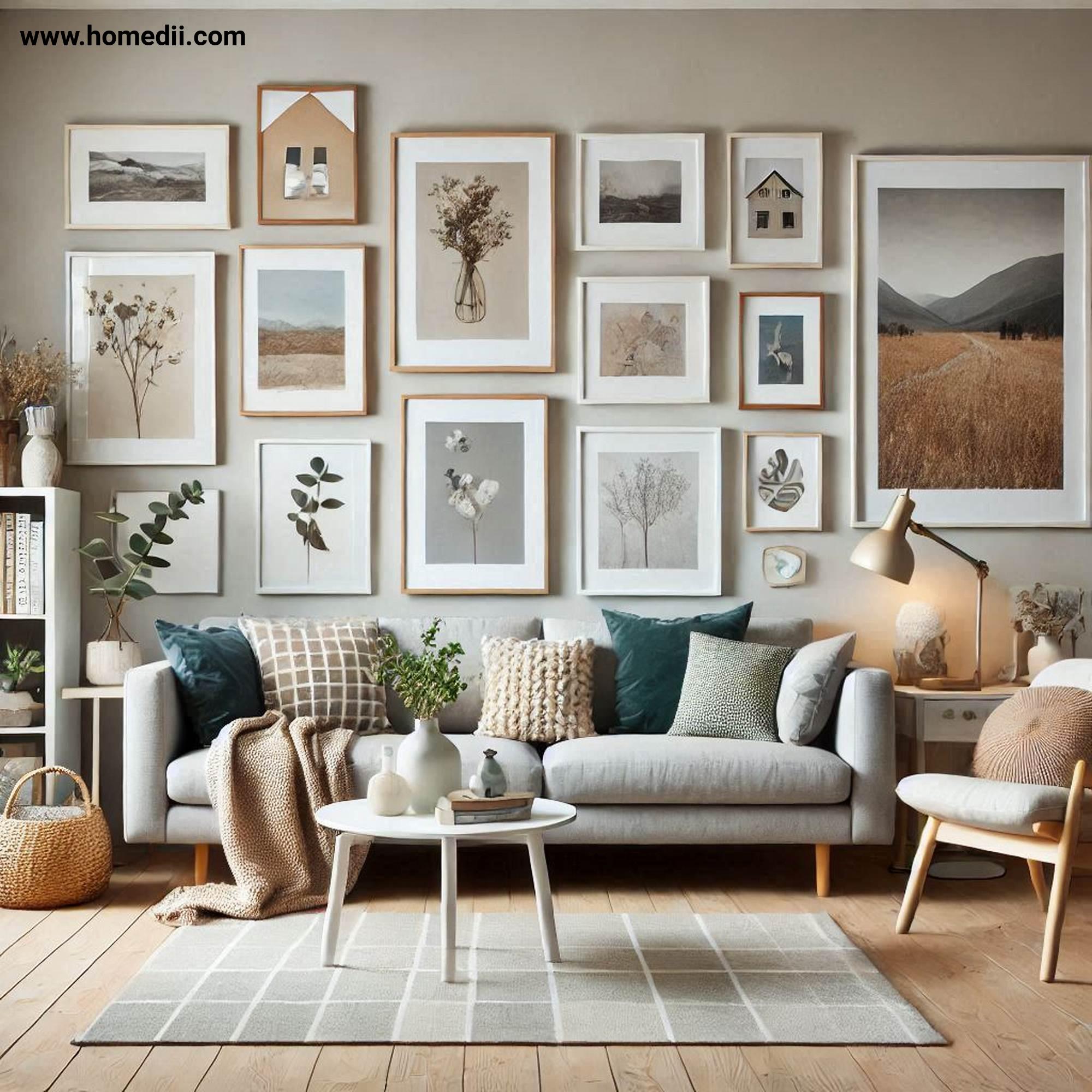 Scandinavian Living Toom - Incorporate Art And Personal Touches with Art, Personal Touches, Paintings, Photographs, Prints, Personal Items!