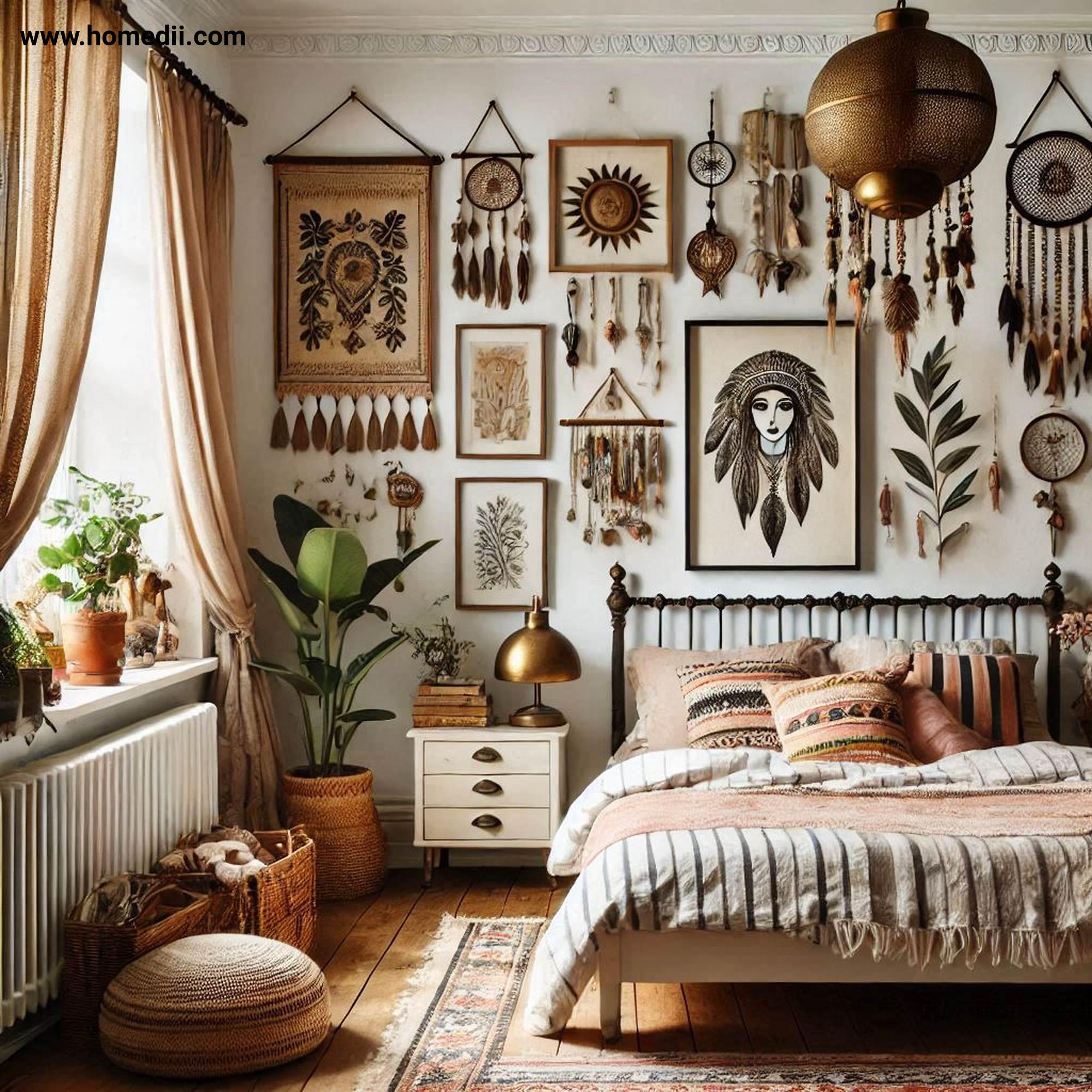 Bohemian Bedroom Tips - Mix And Match Furniture Styles with Vintage Furniture, Modern Furniture, Mixed Styles!