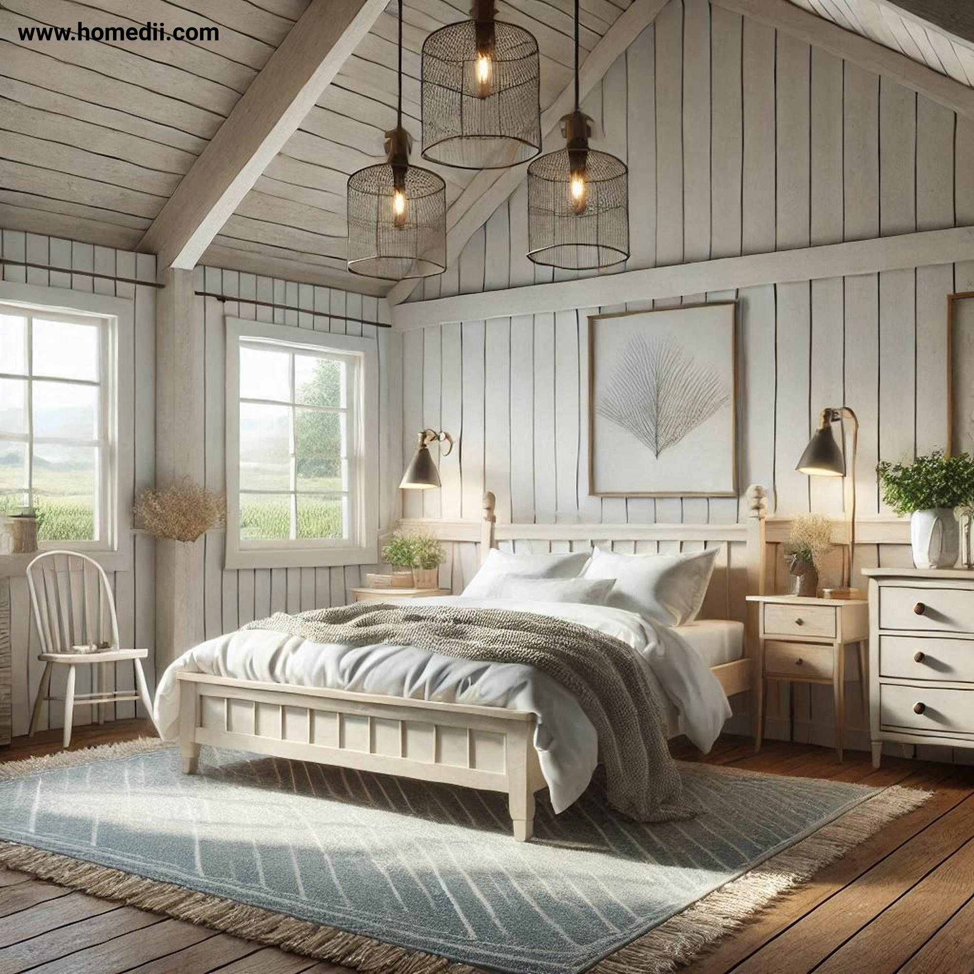 Farmhouse Bedroom Tips - Use Shiplap Walls Or Ceilings with Shiplap Walls, Shiplap Ceilings!