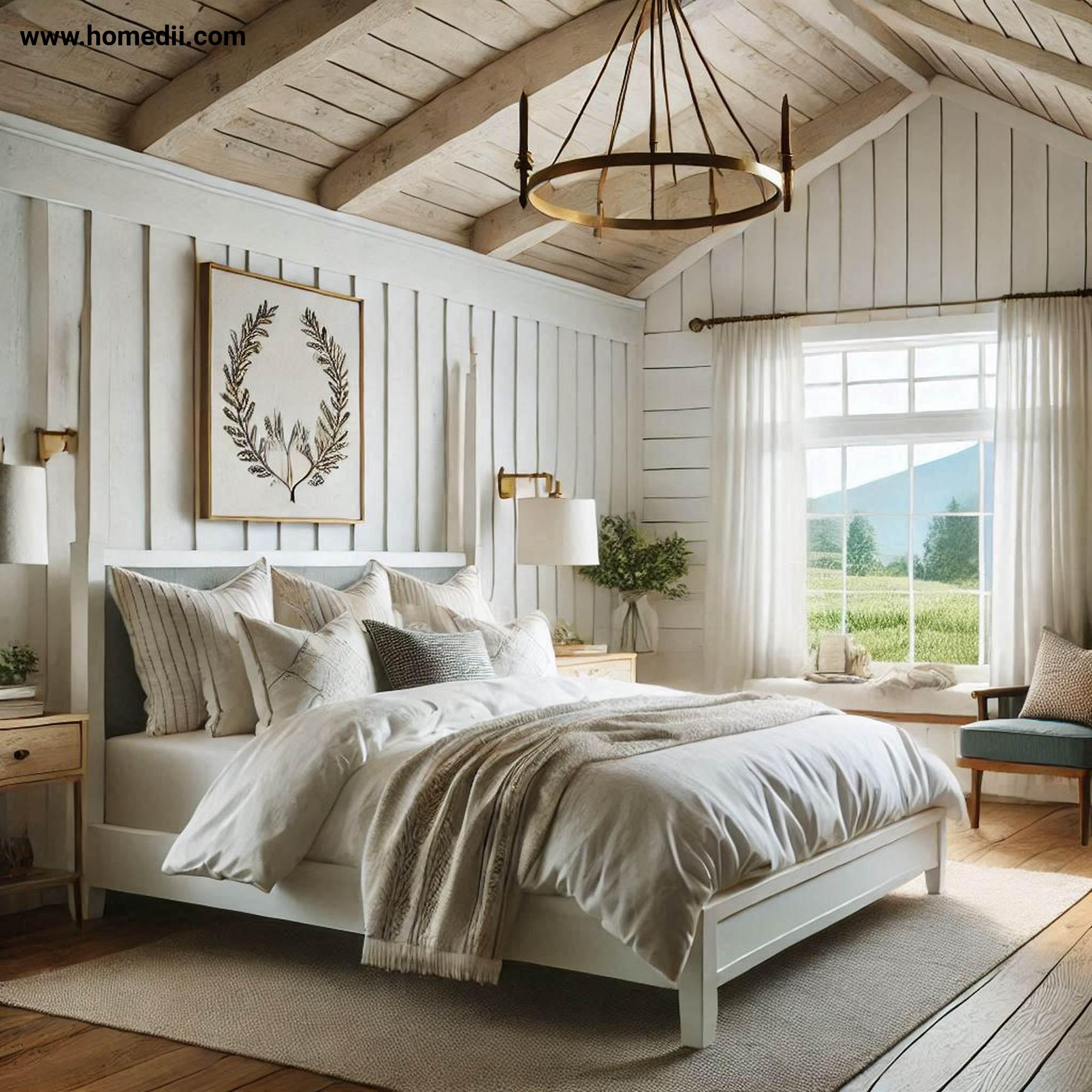 Farmhouse Bedroom Tips - Use Shiplap Walls Or Ceilings with Shiplap Walls, Shiplap Ceilings!